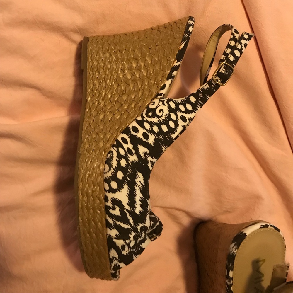Brown and white Mia Shoes size 10
